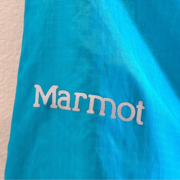 MARMOT Sz S Fleece Lined Multiple Pockets Windbreaker Cozy Pop of Colour Jacket - Picture 4 of 13